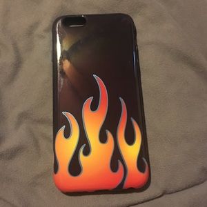 Blue chrome flames iPhone 6/6s case! 🔥🔥